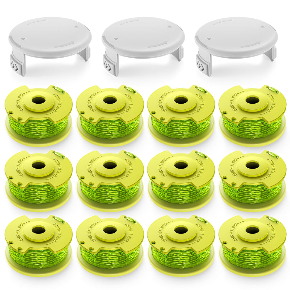 Bessport AC80RL3 trimmer string spool bundle for quick replacement