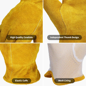 BESSTEVEN heavy-duty gloves suitable for construction and gardening tasks