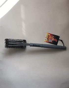 BEST 18-inch grill brush durable handle for lasting scrubbing power