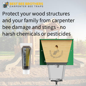 Best Bee Brothers Bee-Licious bait-biosignature-mimic enhances attraction while keeping homes safe from chemical exposure.
