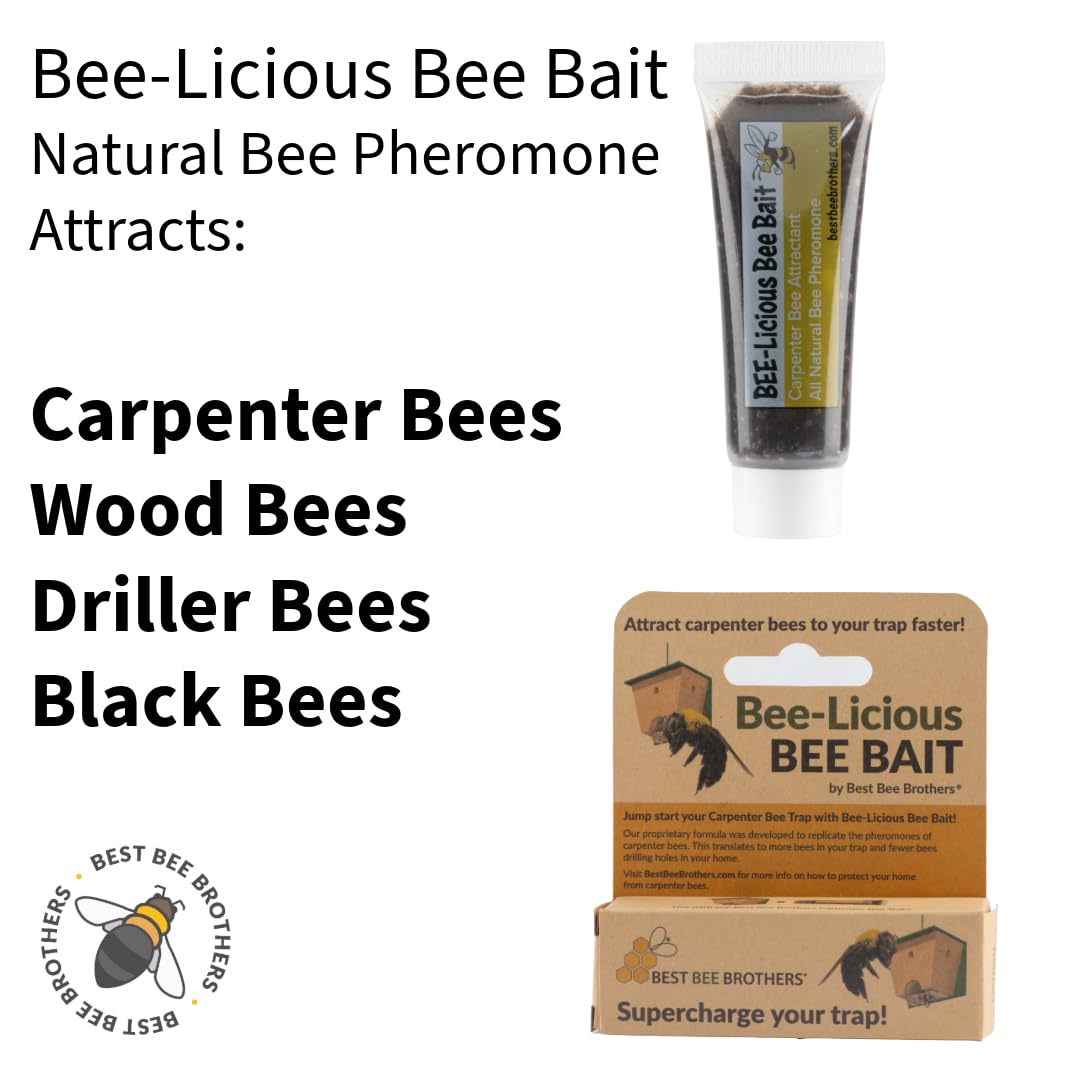 Best Bee Brothers Bee-Licious bait-trap-attract supports strong lure performance in carpenter bee traps.