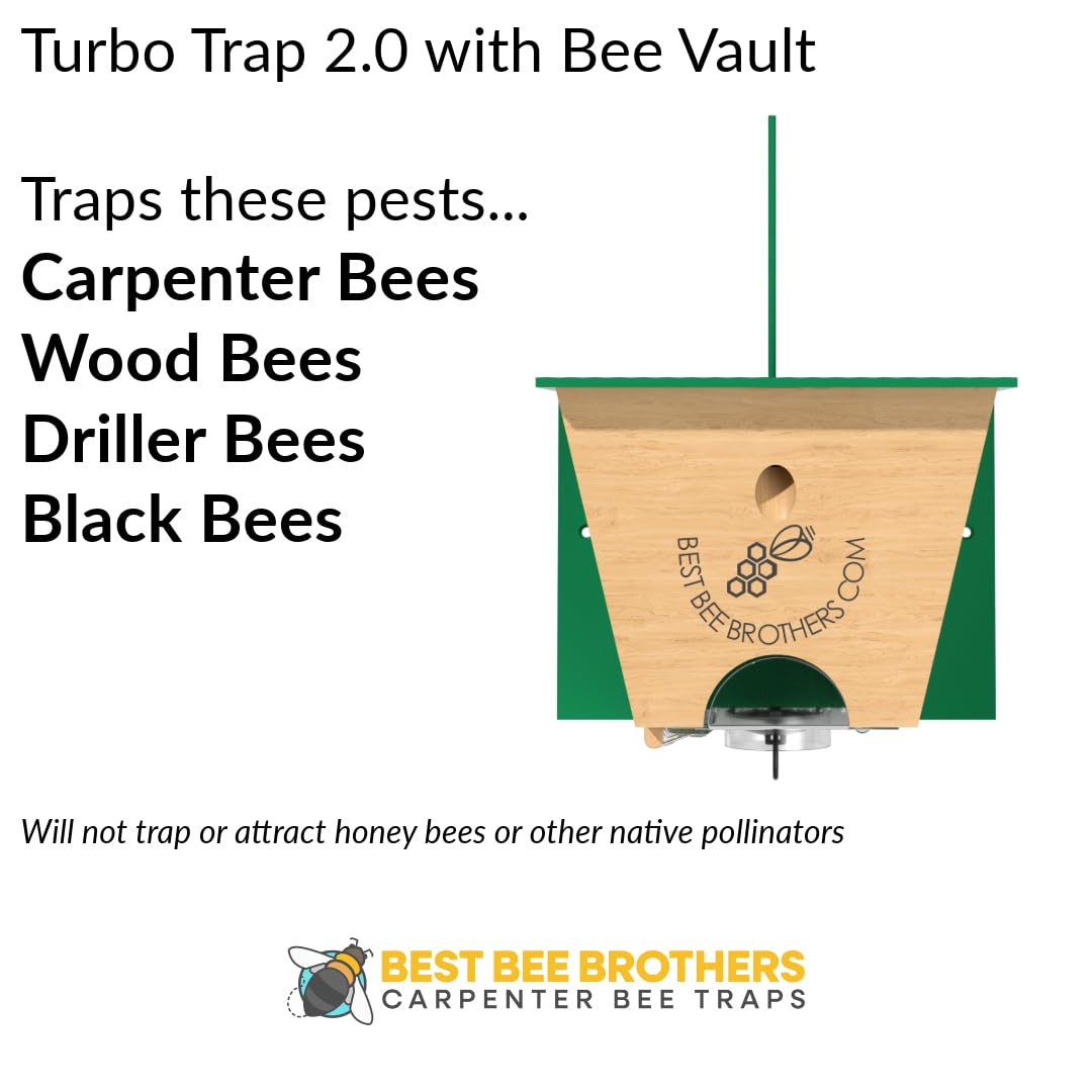 Best Bee Brothers Turbo Trap 2.0 spring-loaded door enables touch-free disposal.