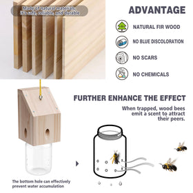 Best Bee Trap bee-attract-pheromone-bait helps draw bees into the trap.