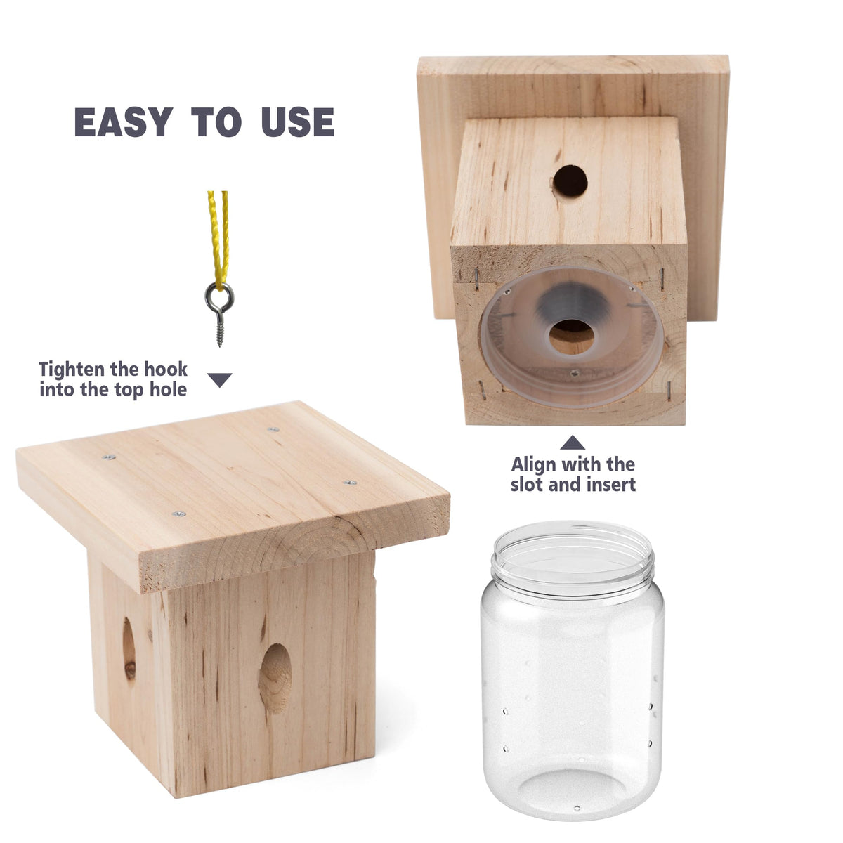 Best Bee Trap cork tip for deterring guard bees around the trap