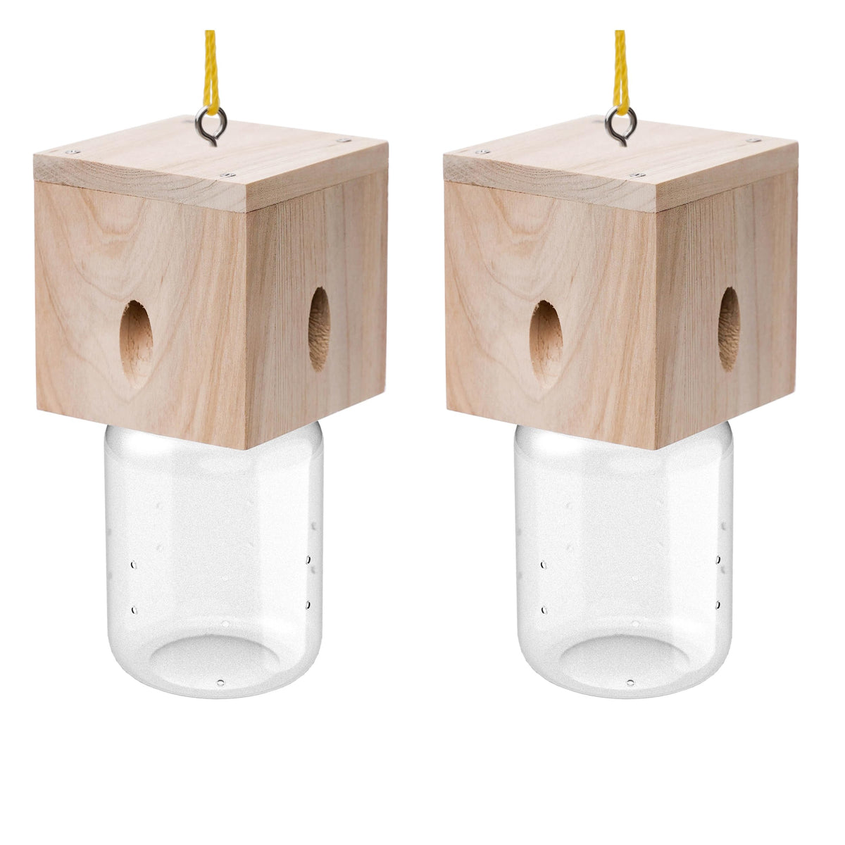 Best Bee Trap cube-style outdoor hanging unit for proactive bee control.