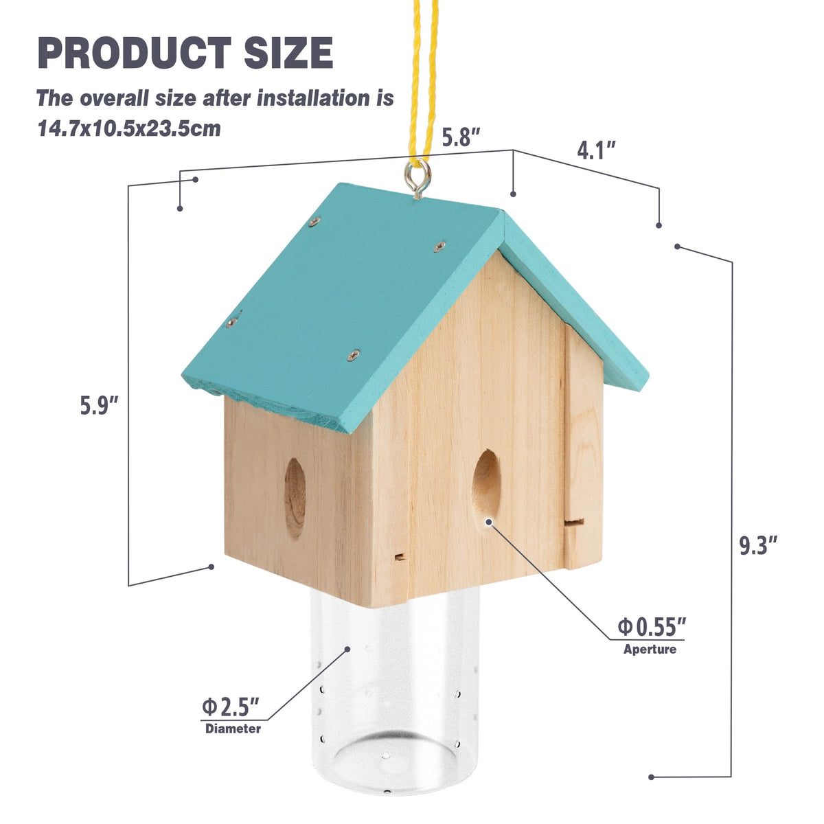 Best Bee Trap removable vault shown for easy cleaning and maintenance.