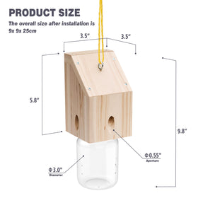 Best Bee Trap easy-clean-removal-access simplifies routine checking.