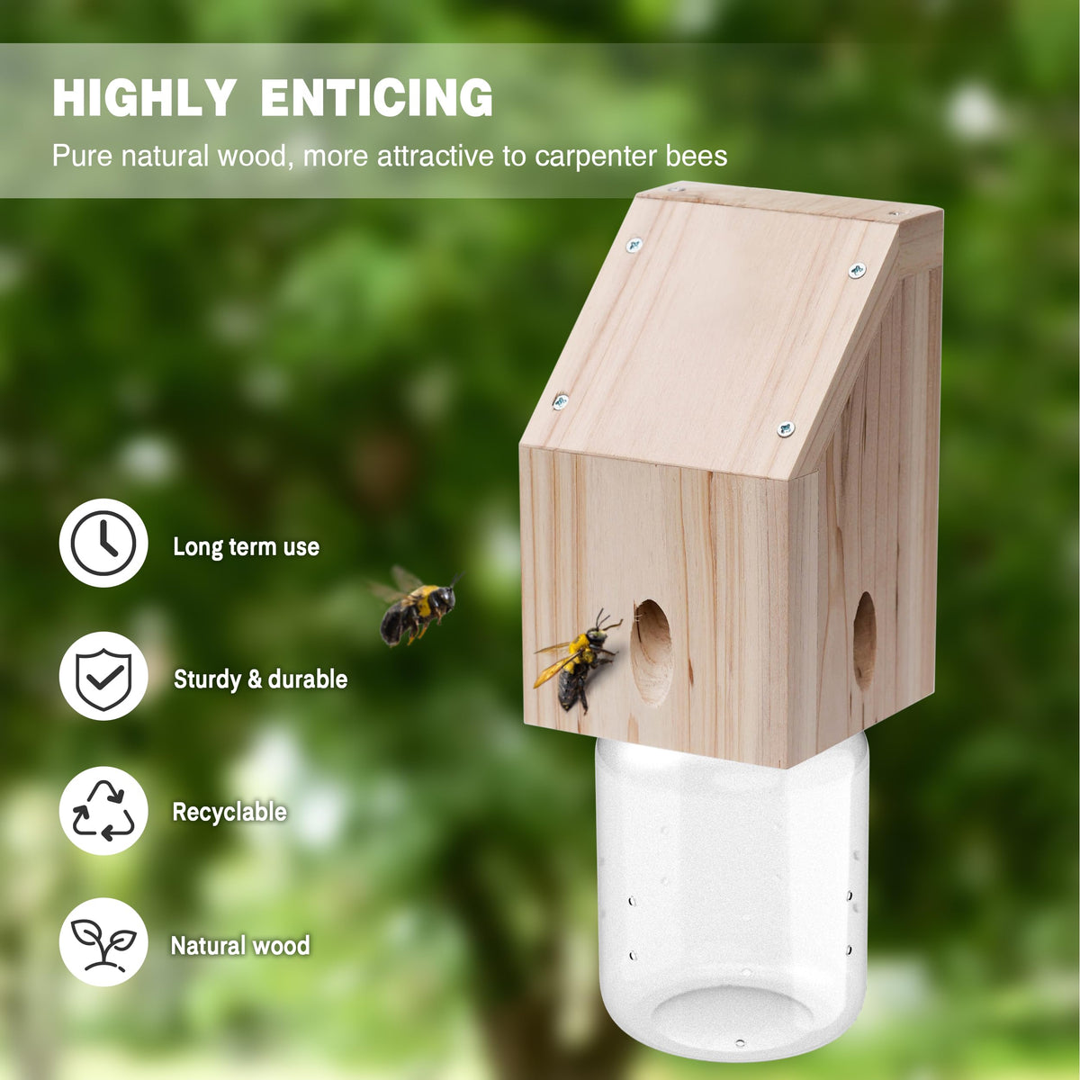 Best Bee Trap patented-design-us-re46-421 highlights efficient bee capture.