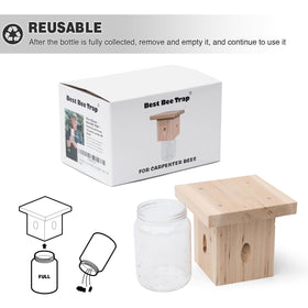 Best Bee Trap protecting wooden structures from carpenter bee activity
