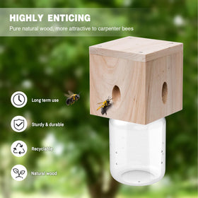Best Bee Trap reinforced with screws and horse nails for extra strength.