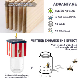 Best Bee Trap reinforced with screws and nails for strength