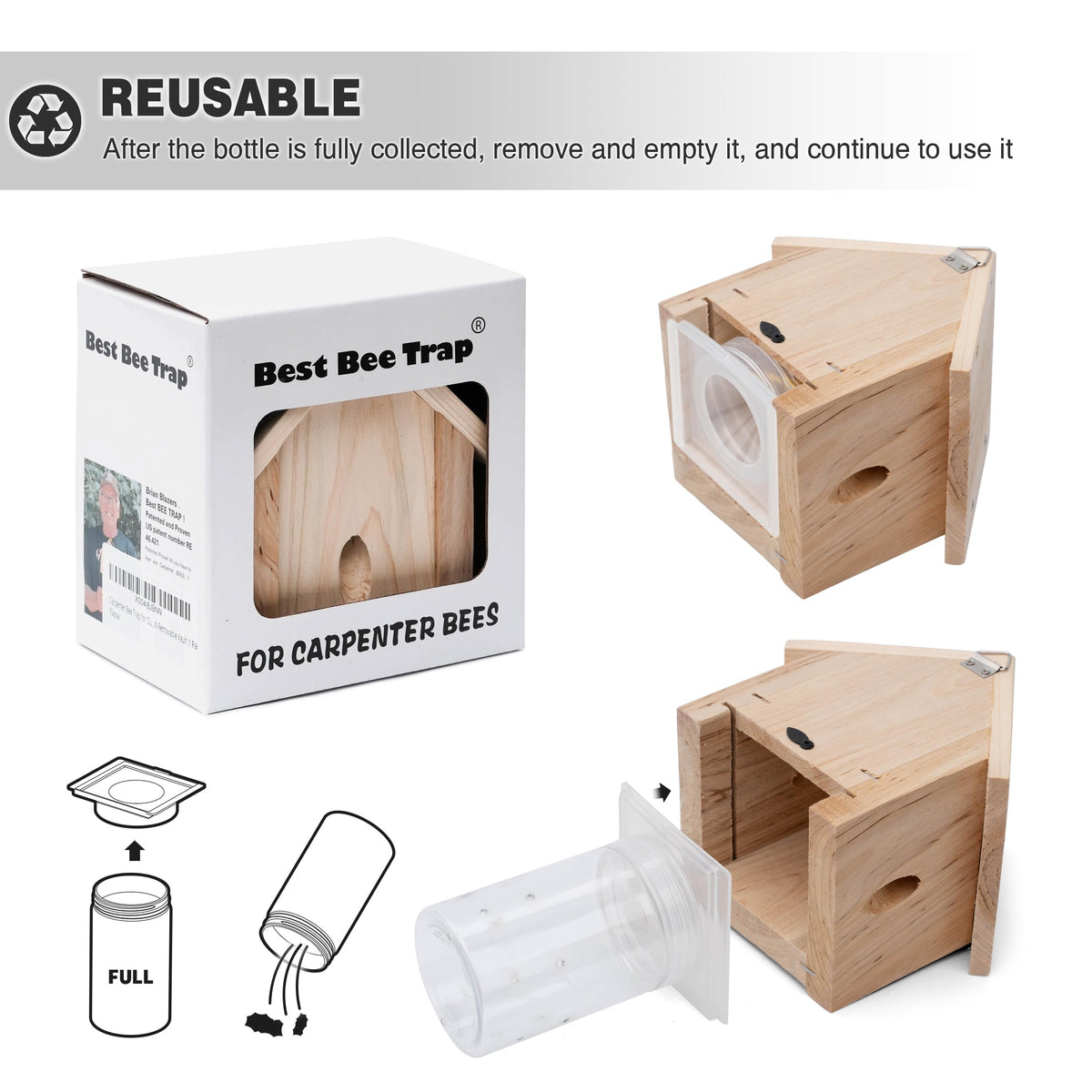 Best Bee Trap two-pack offers value and wider outdoor coverage