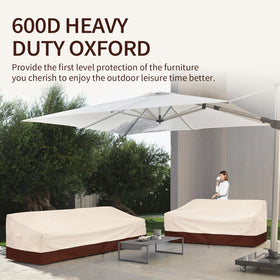 Close-up of double-stitched seams on Bestalent outdoor cover