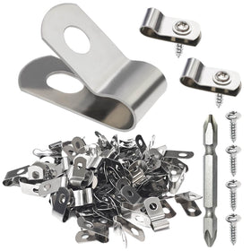 BESTEEL wire clamps on fence post securing 4-16 gauge wire for livestock fencing