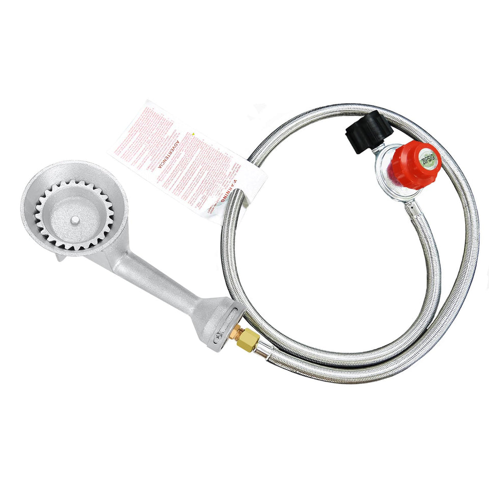 BestFIRE high pressure burner head top view for precise outdoor cooking heat.
