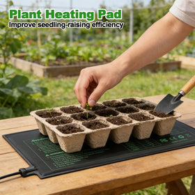 Close-up of Bestio heat mat cord and durable waterproof surface.