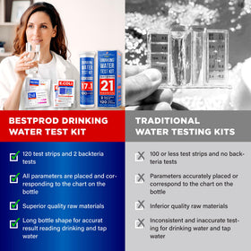 BestProd compact home water testing kit for convenient at home use.