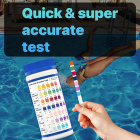 BestProd pool test strips color-chart enables daylight readings with clear color matches.