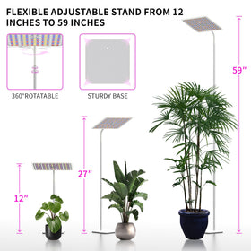 BESTVA 4 brightness settings to match plant growth stages.