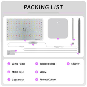 BESTVA indoor gardening setup delivers broad light coverage.