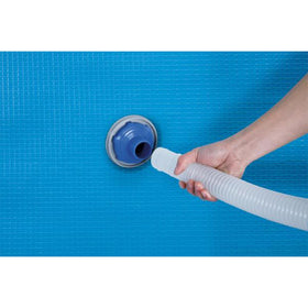 Bestway Flowclear with adjustable bracket aligns with water surface for thorough skimming