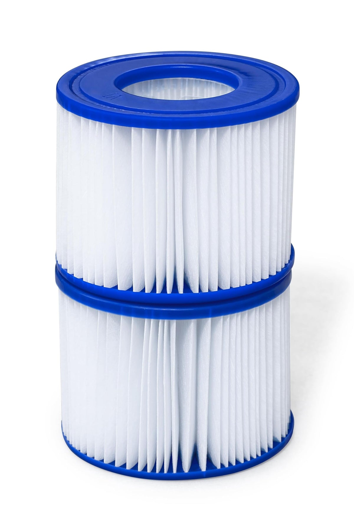Bestway SaluSpa VI two-pack front view helps maintain clean spa water.
