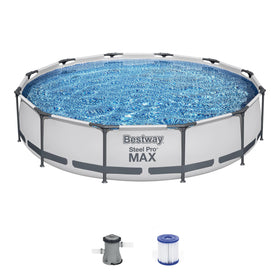 Bestway Steel Pro MAX pool with rust-resistant frame for durable backyard use