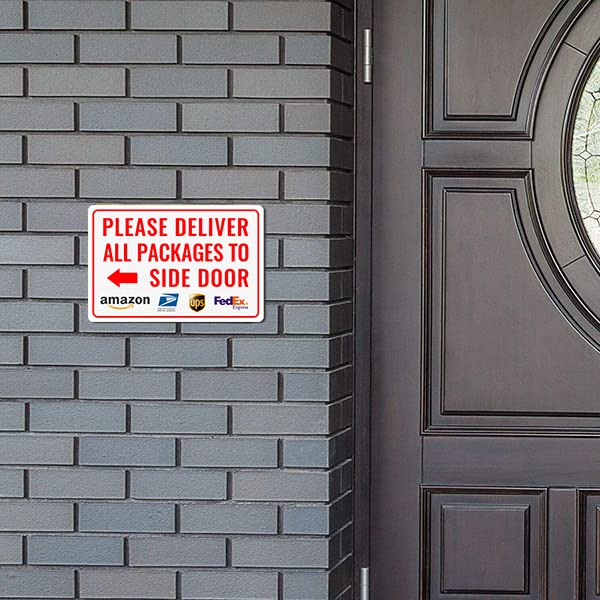 Bestylez delivery sign packaging ready for outdoor installation.