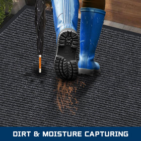 BesWin stain-resistant outdoor door mat withstands weather for long life.