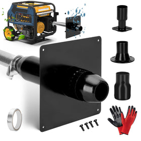 Betollo generator exhaust extension kit shown for quieter operation and simple setup