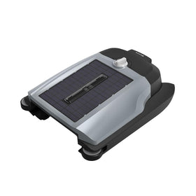 Betta Flex solar-powered skimmer gliding on water for debris-free surfaces.