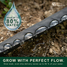 Complete Better Botanicals drip irrigation kit with hoses end caps stakes and straps