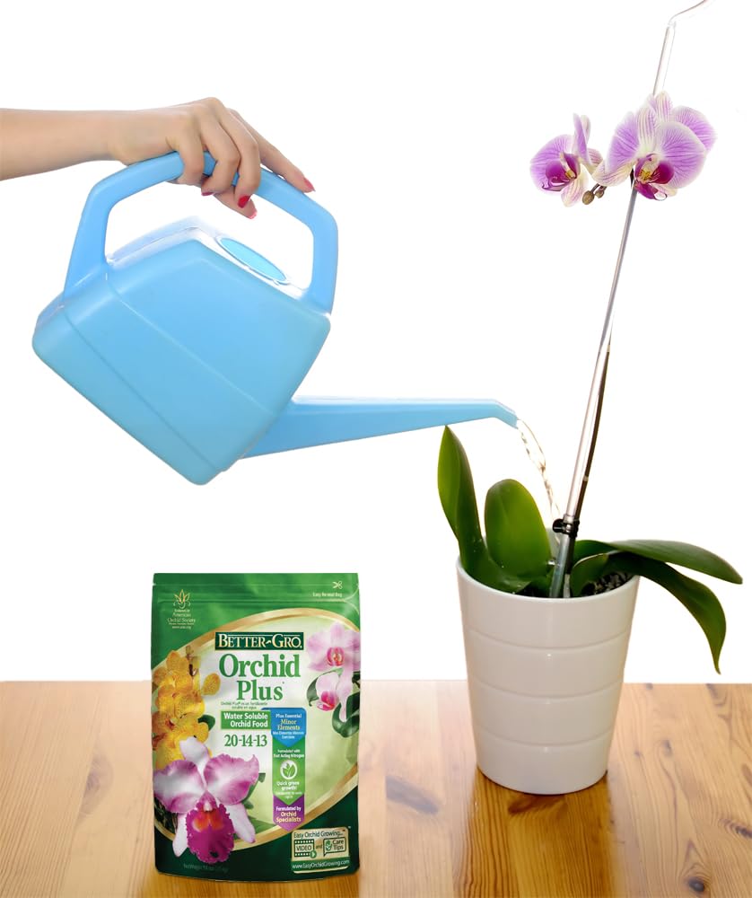 Better-Gro Orchid Plus 20-14-13 formula label for balanced nutrition.