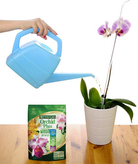 Better-Gro Orchid Plus 20-14-13 formula label for balanced nutrition.