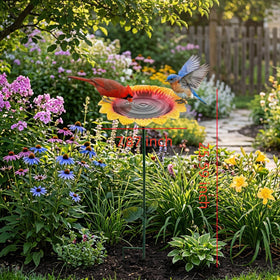 BETTY&SARAH 25-inch design fits small gardens while offering space to bathe and feed.