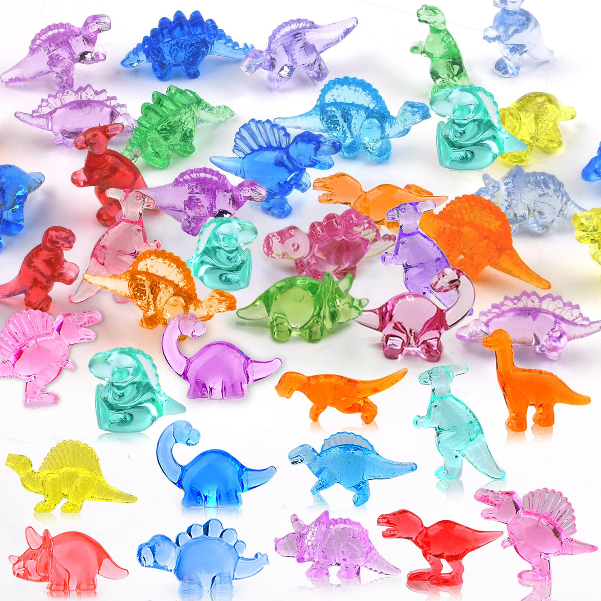 Beturetop mini dinosaur figures collection for playful vase fillers and crafts.