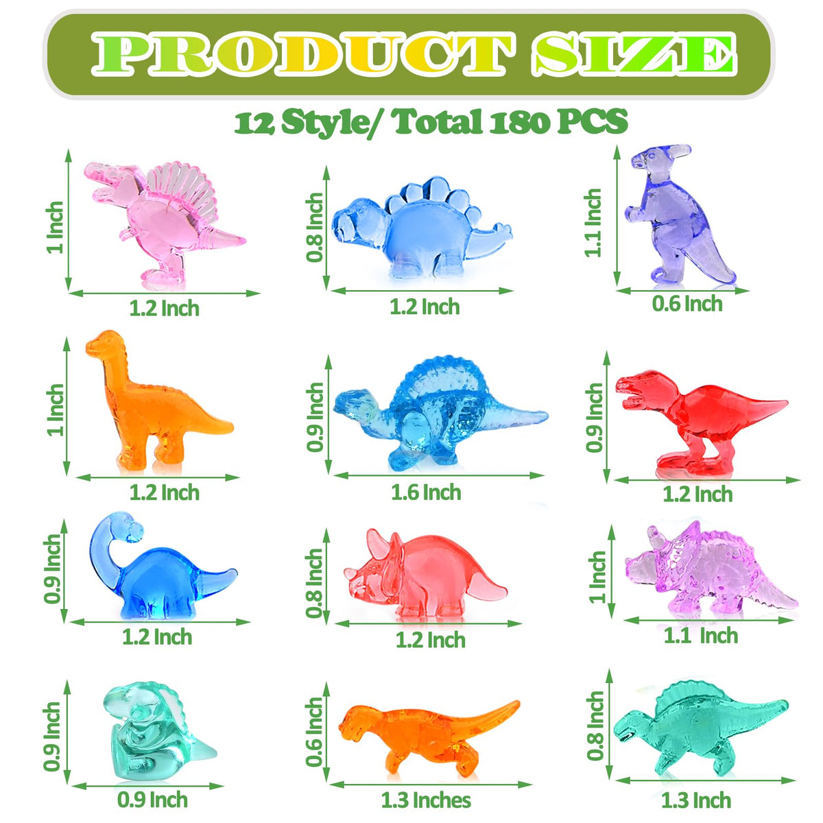 Beturetop small dinosaur ornaments brighten party decor and fairy gardens.
