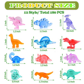 Beturetop small dinosaur ornaments brighten party decor and fairy gardens.