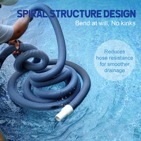 BEWAVE heavy-duty pool cleaning hose built for long-lasting use