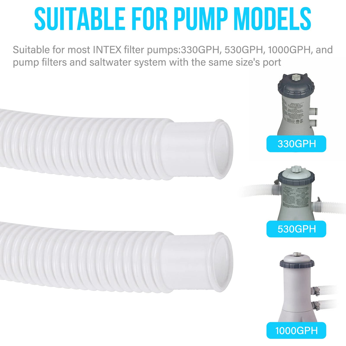Bewave pipe holders - tidy, stable hose routing.
