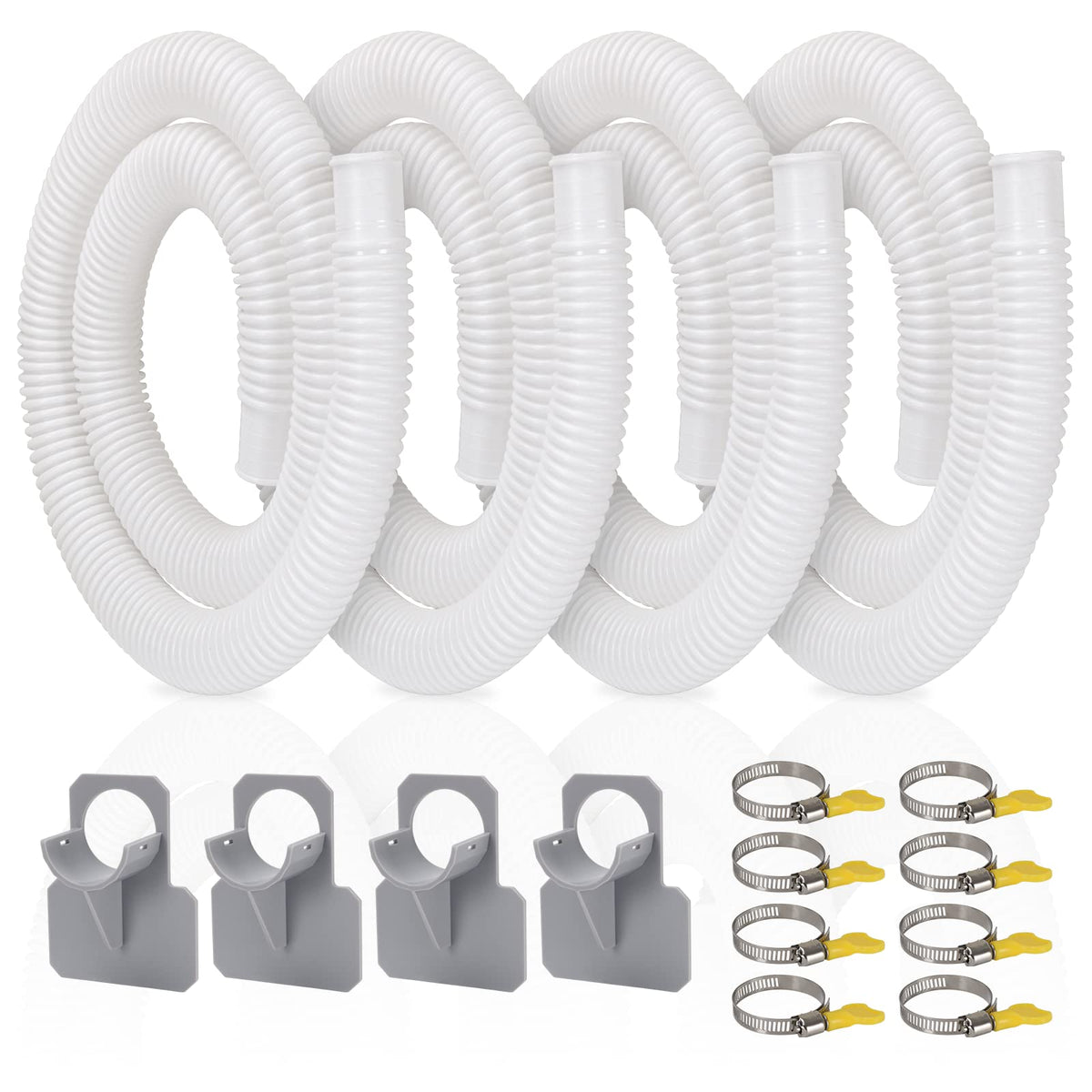 BEWAVE pool hose 1.25-inch, 59-inch length for steady water flow