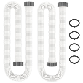 BEWAVE 1.5-inch 59-inch pool hose for above-ground pools with quick replacement use
