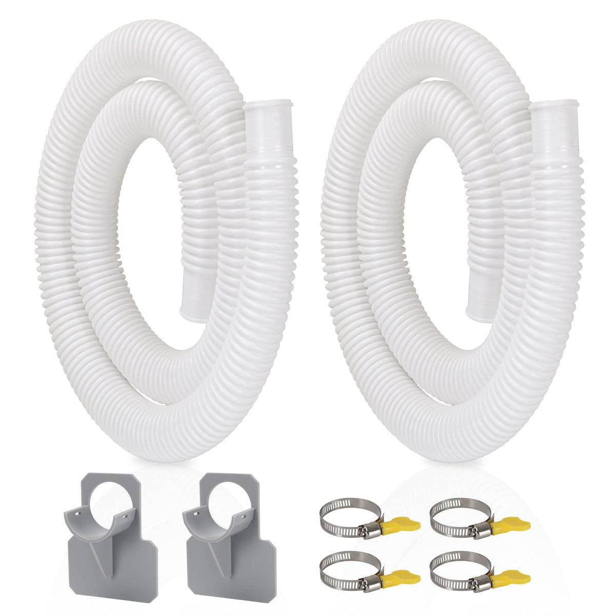 Bewave pool pump hose 1.25in 59in - durable replacement improves water flow.