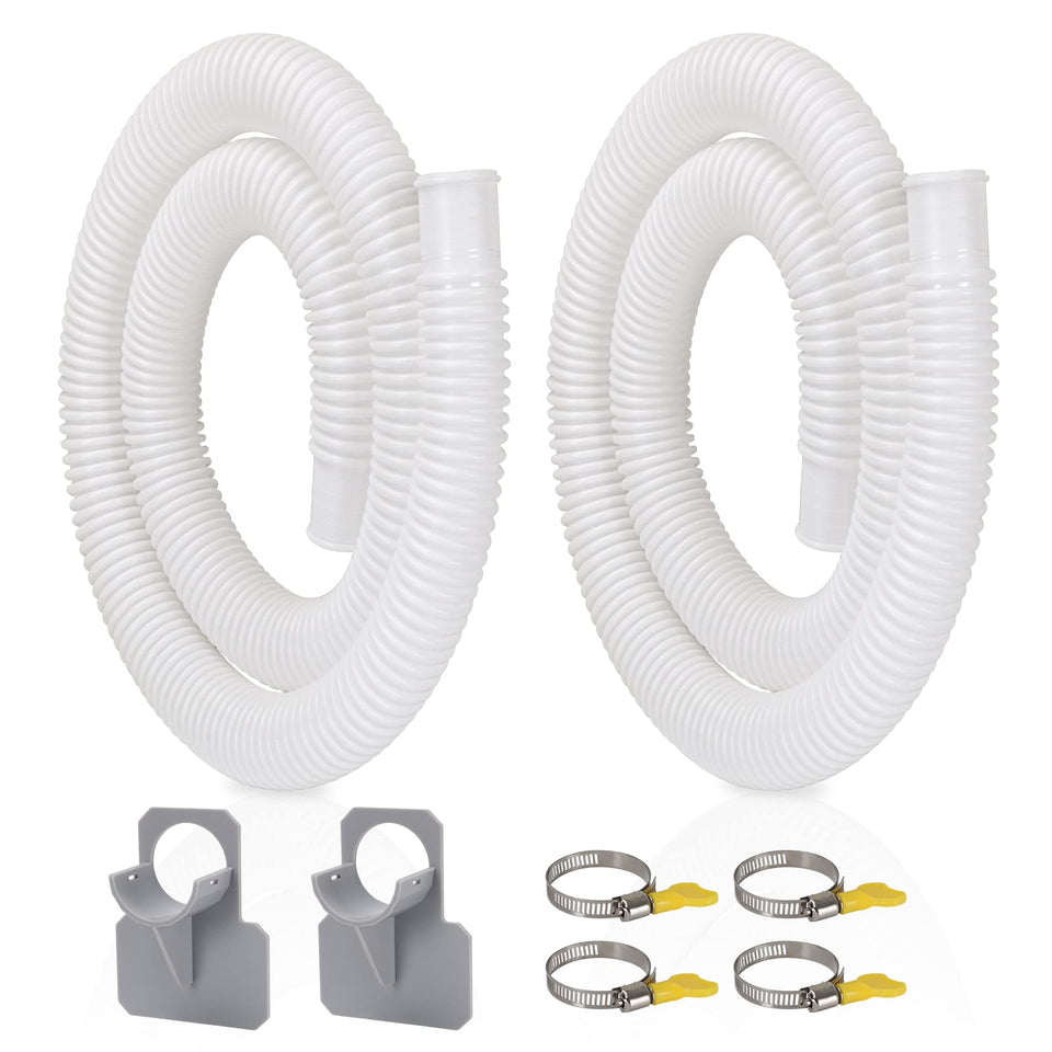 Bewave pool pump hose 1.25in 59in - durable replacement improves water flow.