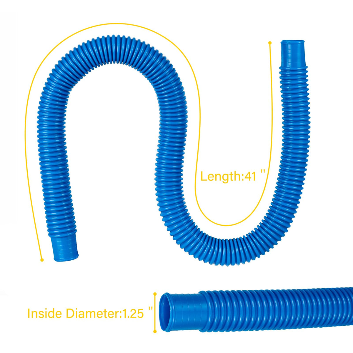 BEWAVE three-pack hose set ready for quick above-ground pool replacements.