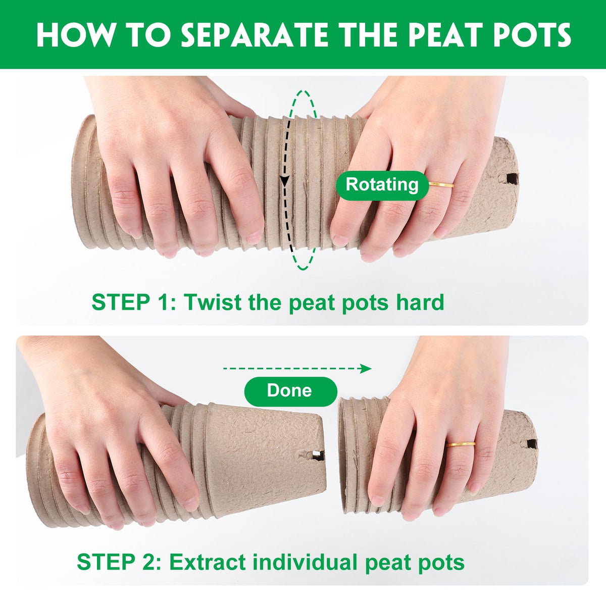 BEWBBAT 30 plant labels help identify herbs and vegetables clearly.