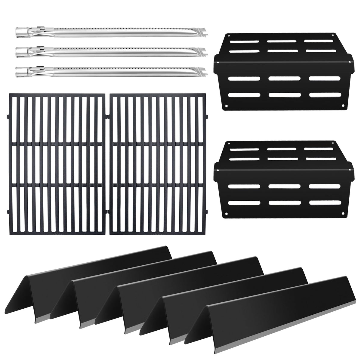 Bewesazy Genesis flavorizer bars five-pack with porcelain enamel finish for durable heat distribution