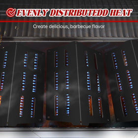 Bewesazy porcelain-enamel 20GA bars protect burners and improve grilling performance