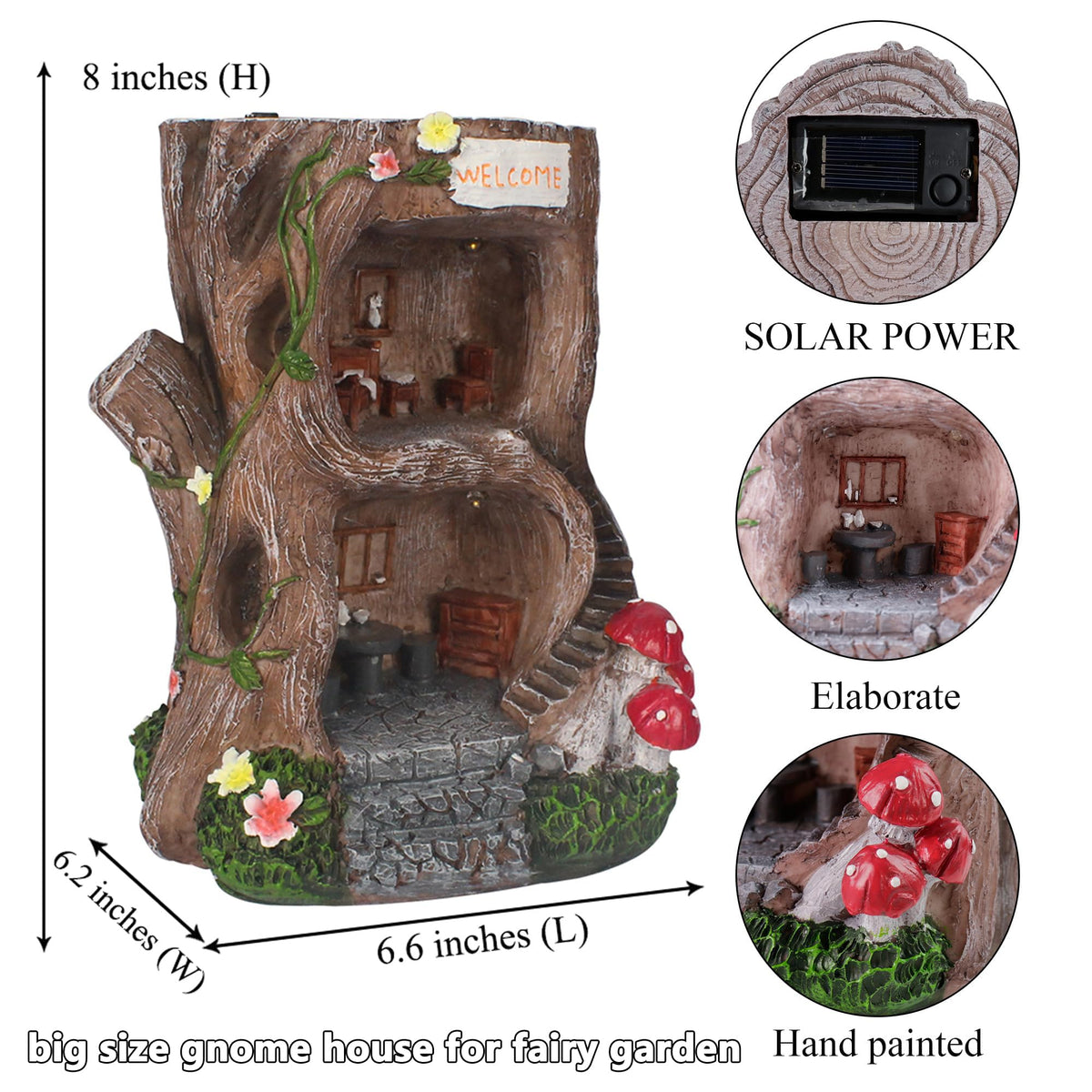 BEXLEYBAY outdoor decor idea with fairy houses for fairy tale lovers