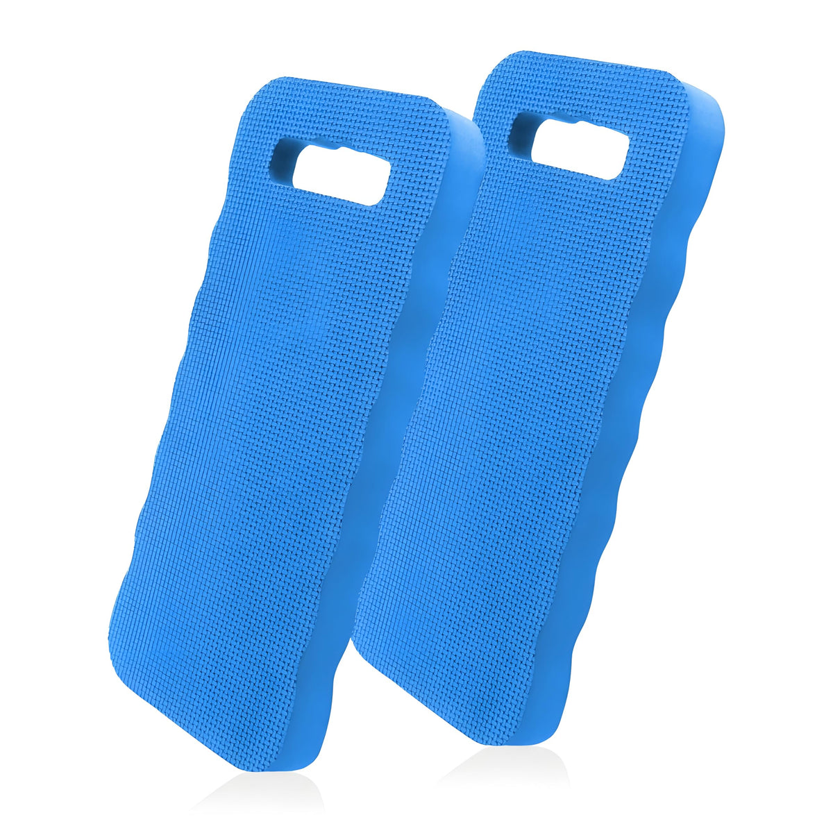 Bexter foam garden kneeling pad in green beside garden tools outdoors.